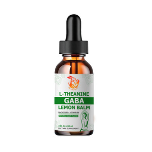 Servicio Personalizado de Gotas de GABA L-Teanina, Favorece el Equilibrio Emocional, Fórmula de Absorción Rápida con Extracto de Balsamo de Limón Líquido - Product Image 1