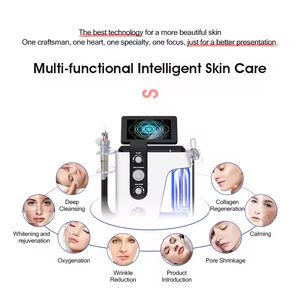 Mesin Perawatan Kulit Mikrodermabrasi Pembersih Wajah Dalam Aqua Peel Jet Oksigen Air H2O2 Layar Sentuh 8 in 1 yang Laris Terjual - Product Image 3