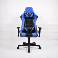 Chaise de jeu confortable avec coussin de soutien, cadre métallique, épaisseur du cuir de 1,2 mm