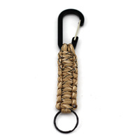 Porte-clés personnalisé pour le camping et la randonnée en plein air avec mousqueton pour les accessoires d'équipement