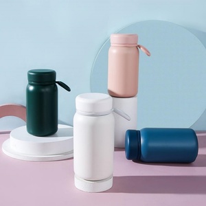 Vaso Aislado al Vacío de Acero Inoxidable 316, Diseño Estudiantil Bonito de Doble Uso con Pajita - Product Image 2