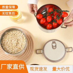 Lucky Stainless Steel Thermal Insulation <b>Lunch</b> <b>Box</b> Multi Layer Portable Food Container For Students Office Workers Outdoor Use - Product Image 4