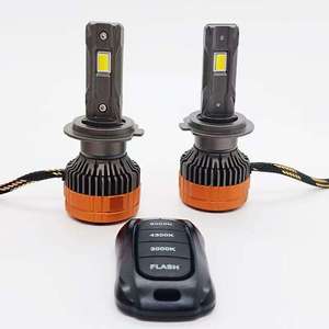AlyntriX Nouveau Design 4300K 6000K Stroboscope Lumineux 150W Installation Facile Canbus Sans Erreur Télécommande Orange Lumière Auto H4 H7 H11 12V 1 - Product Image 3