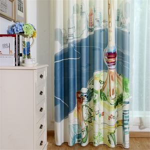 Shanghai torre <span class=keywords><strong>de</strong></span> La Perla Oriental y Bund pintura <span class=keywords><strong>de</strong></span> aceite 3D paisaje <span class=keywords><strong>de</strong></span> alta calidad <span class=keywords><strong>de</strong></span> lujo impreso <span class=keywords><strong>cortinas</strong></span> - Product Image 2
