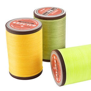 70D filo di cera piatta 0.6mm fai da te braccialetto tessuto a mano collana 100% poliestere ad alta tenacità filamento mercerizzato a mano filo cucito a mano - Product Image 6