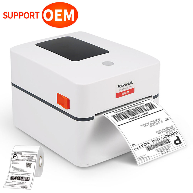 Multi-function M4201 Direct Thermal Printer Thermal Barcode Label Printer Shipping Label Printer for Express Warehouse