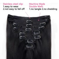 Vente en gros de cheveux vierges brésiliens droits et soyeux, tissage de 100% extensions de cheveux humains non traités, longueur 28 pouces