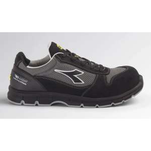 DIADORA UTILITY - 701.179897-C0732/48 Chaussures de sécurité basses noir/gris anthracite cuir Perwanger anti-rayures et déperlant - Product Image 1