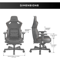 Chaise de jeu de qualité supérieure, chaise de bureau OEM, chaises pour le gaming avec accoudoirs 4D en mousse moulée pour studios
