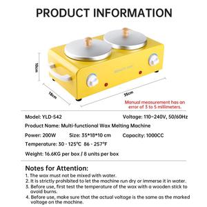 Nueva Máquina Calentadora <span class=keywords><strong>de</strong></span> Cera para Depilación, Cera Caliente, Cera <span class=keywords><strong>de</strong></span> Miel, Lacre y Moxibustión - Product Image 6