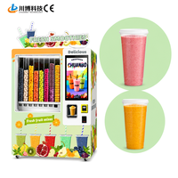 Distributeur automatique de boissons saines et de smoothies aux fruits frais, intelligent, haute performance, multi-paiements, libre-service, commercial