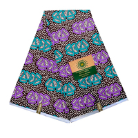 Tela estampada de Popelina, tejido liso de Hebei, 100% poliéster, satén, ligero, estampado africano, 94x60,94x60