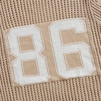 T-shirt en maille tricotée pour homme, personnalisé avec logo, manches courtes, décontracté, en coton, ajouré, style jersey