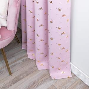 Tenda Magica <span class=keywords><strong>Unicorno</strong></span> Oro e Argento 52x84 per Bagno e Cameretta Bambini, Isolante Termico e Oscurante, Offerta Speciale - Product Image 5