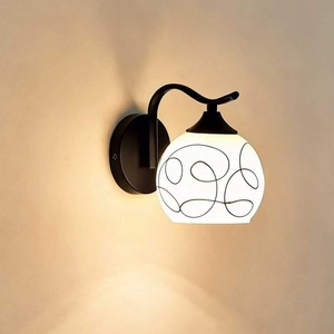 E27 Black square Bed Indoor Lamps Wall Mounted Led <b>Light</b> Hotel Wall Lamps for Hotel Home Office - Product Image 6
