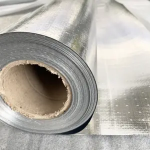 Bahan Insulasi Panas Atap Penghalang Pemancar Perforasi Aluminium Insulasi Termal Foil Wovenn