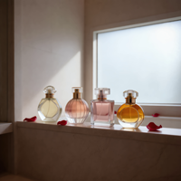 Coffret Cadeau de Luxe 4 Mini Parfums en Velours – Collection de Parfums Longue Durée pour Femme, Format Voyage – Idéal pour Anniversaire