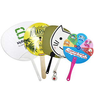 Ventilador de mano de papel personalizable, ventilador de mano de plástico, ventilador de mano de papel de plástico - Product Image 6