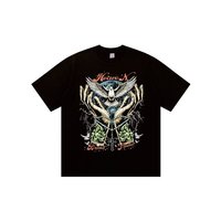 T-shirt à manches courtes en pur coton pour homme, très élastique et doux, respirant, tricoté, vêtement de loisirs, streetwear graphique vintage, doux pour l'été