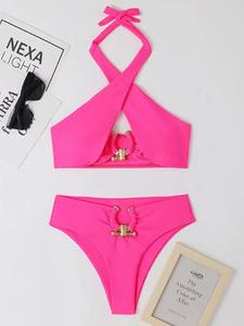 <span class=keywords><strong>Bikini</strong></span> Sexy Ajustable con Push-Up, 3 Colores, Tallas S-XL, Traje de Baño para Mujer, Estampado de Leopardo y Paisley, Moda de Verano - Product Image 6