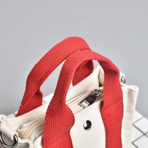 Túi Tote Đeo Vai Vải Thạch Gấp Được Sang Trọng Có Logo, Túi Vải Nữ Tùy Chỉnh Chất Lượng Cao Bộ <span class=keywords><strong>Katsa</strong></span>, Túi Vải Tùy Chỉnh - Product Image 2