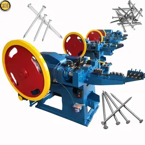 Machine de fabrication de clous en fil métallique commun à bas prix de la Chine/ligne de production d'ongles