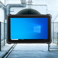 Tablette Windows robuste pour l'accessibilité électorale, 10,1 pouces, Windows 10, 8 Go de RAM, 128 Go, lecteur de carte multi-empreintes digitales, caméra thermique