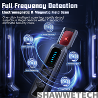 SHAWWETECH PD01 Détecteur portable RF et infrarouge, détecteur de caméra espion haute vitesse, scanner anti-espion