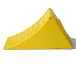 Blocco Triangolare Portatile per <span class=keywords><strong>Auto</strong></span>, <span class=keywords><strong>Cuneo</strong></span> di Sicurezza in Plastica per Parcheggio - Product Image 1