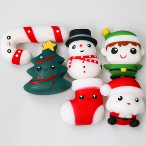 6 modèles de jouets anti-stress amusants de Noël, jouets en TPR souples et moelleux, jouets originaux et classiques, 6 cm, unisexe, enfant - Product Image 3