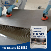 Haute Flexible Non Crack C2TES2 Ultra Flex Tile Adhesive pour la pierre frittée en porcelaine céramique de grand format