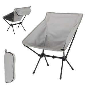 Silla Plegable de Aluminio Ultraligera para Acampar al Aire Libre, Personalizada e Impresa, con Bolsa de Almacenamiento - Product Image 1