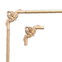 Appliques en bois pour meubles - Appliques décoratives en relief pour armoires, portes, tables, amélioration classique de l'intérieur de la maison