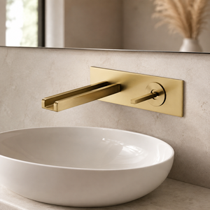 Grifo de Lavabo Moderno de Lujo en Latón - Grifo para Baño - <span class=keywords><strong>Grifos</strong></span> para Baño con Acabado Cromado, Accesorios Sanitarios Ecológicos - Product Image 2