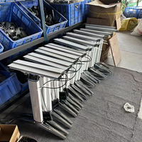 Meubles de salle de réunion Bureau de formation pliable Table d'ordinateur avec roulettes mobiles