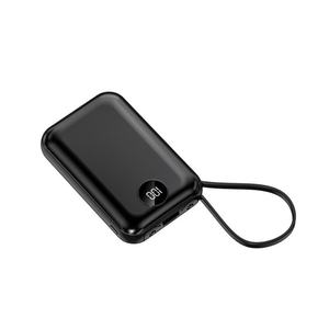 Chargeur portable mini 10W, 10000mAh 20000mAh, grande capacité, câble intégré, affichage LED, batteries externes - Product Image 3