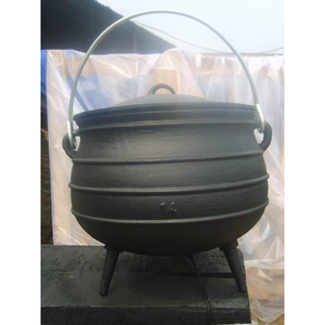 Vaso potjie di grandi dimensioni 30 # di pentole <span class=keywords><strong>in</strong></span> ghisa a 3 gambe - Product Image 2