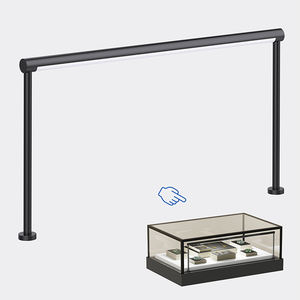 Barre lumineuse rotative TR519-018 ultra-mince noire et argentée pour bijoux, montres, vitrines de musée, éclairage de <span class=keywords><strong>vitrine</strong></span> - Product Image 4