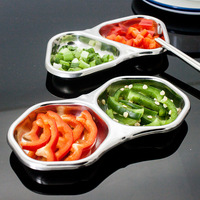 Assiettes à Sauce en acier inoxydable, vente en gros, plateau à Sauce, restauration, service, Restaurant, plats de dégustation