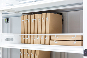 رف متنقل برف مدمج خزانة مكتب أرشيفات مع سكة يدوية كهربائية أحجام مخصصة للتشغيل - Product Image 5