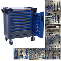 Chariot à outils industriel robuste avec tiroirs, coffre à outils de garage, chariot à outils de réparation automobile avec 245/526 kits d'outils