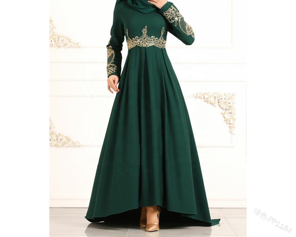 long islamic dress 2020 Loriya Khaki Long Muslim Dress 279313HK