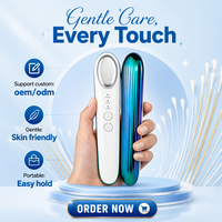 Appareil de massage oculaire électrique portable OEM haute fréquence à lumière rouge et micro-courant, outil de soin anti-âge pour les yeux, rechargeable par USB