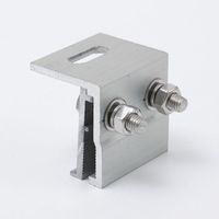Collier de fixation de haute qualité pour toiture métallique à joint debout, pour système photovoltaïque sécurisé, charge neige 1,4 kN