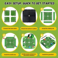 Jeu de Football de Table Télécommandé DWI, Jeu de Football Électrique pour 4 Joueurs, Jeu de Football de Bureau RC, Jouet Sportif d'Intérieur pour Enfants, Cadeau