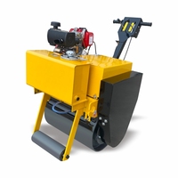 Travaux de construction Rouleau compresseur diesel Asphalte Rouleau compresseur vibrant en béton portable