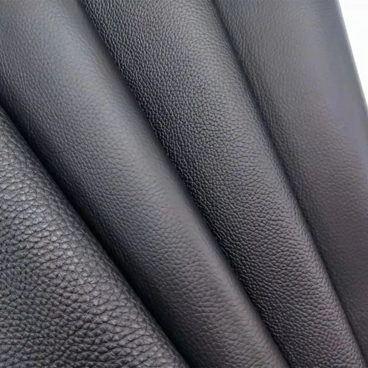 Hot-sale Pvc Various Lychee grain Patterns Artificial Synthetic Leather Cheap price Chair Sofa Shoes Car foot mat faux leather