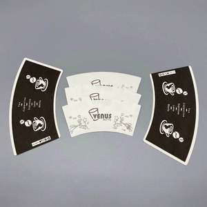 Vaso de papel con revestimiento de PE de doble cara, de una y dos capas, para uso alimentario y de aperitivos, para ensaladas e impresión offset en materia prima. - Product Image 3