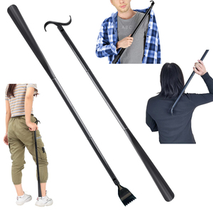 Fabricant d'appareils de soins à domicile pour les personnes âgées Vente en gros Robe bâton avec cuillère à chaussures Corne à chaussures pliable en plastique à long manche - Product Image 4