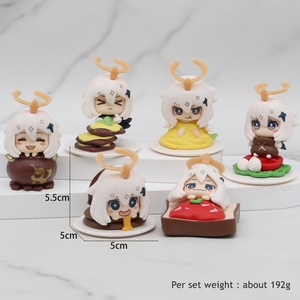 Wholesale eat food Game Character japanese anime girl figures Toy Blind box <span class=keywords><strong>genshin</strong></span> <span class=keywords><strong>impact</strong></span> paimon figure - Product Image 3